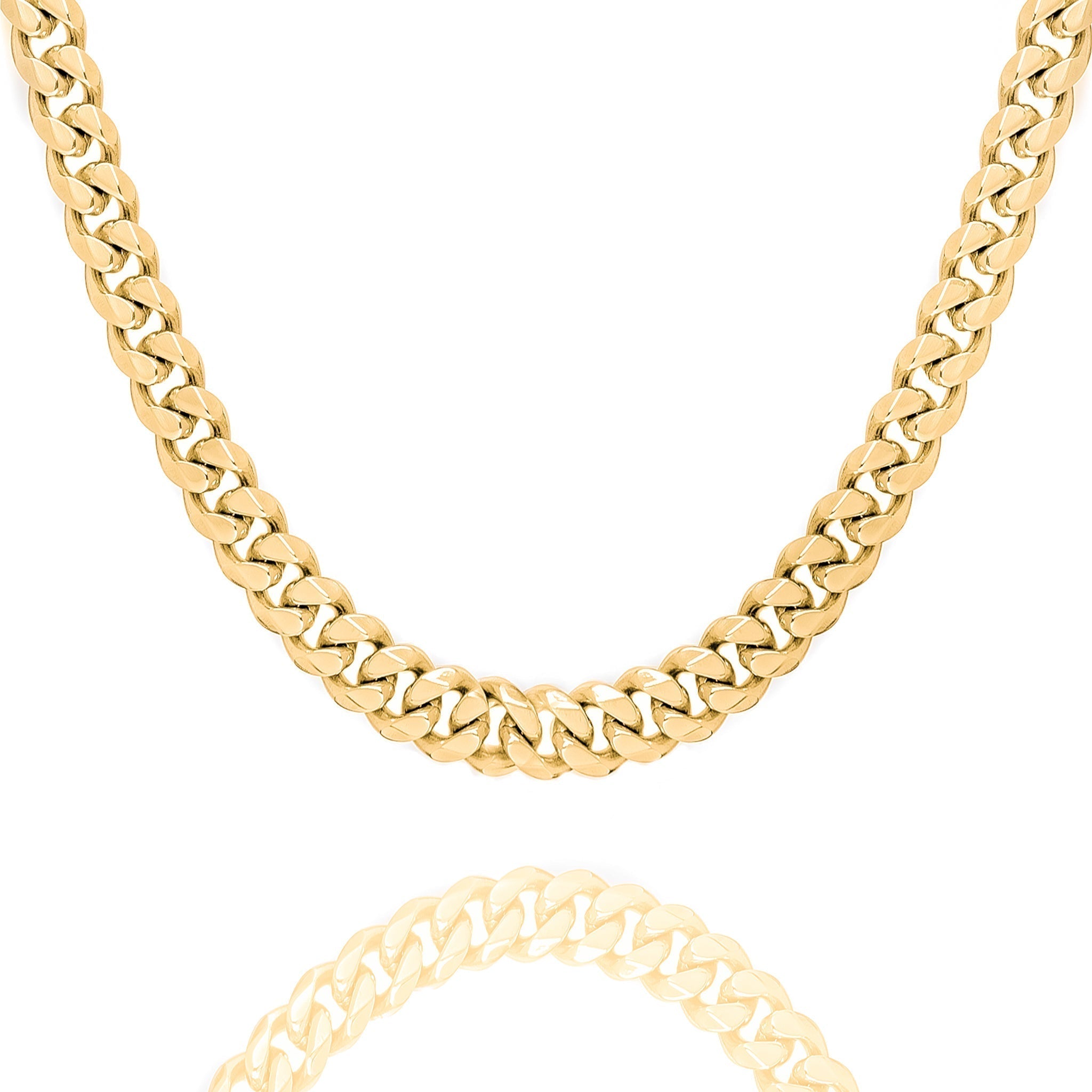 Big Daddy 12MM Cuban Link 18K Gold Chain 30 Inch (Defect)