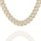 Big Daddy 12MM Gold Diamond Figaro Chain - Chain
