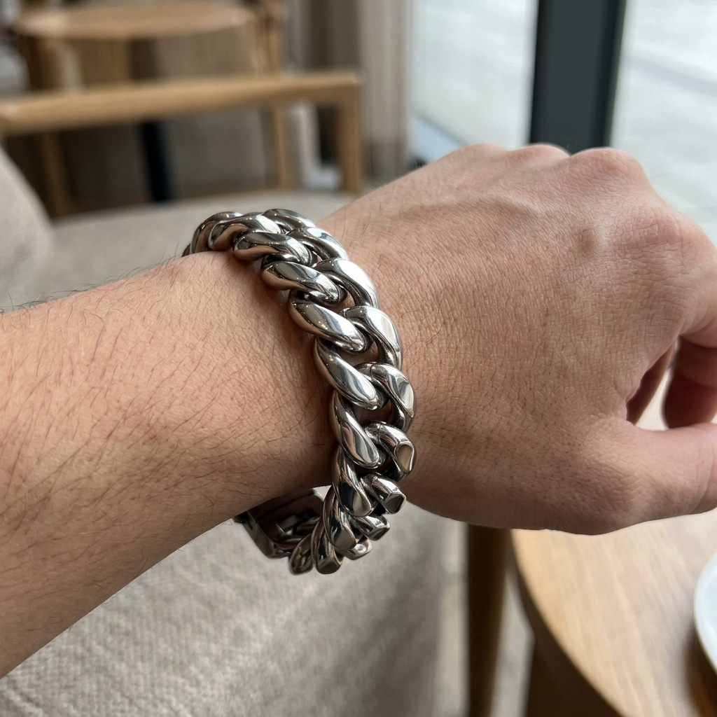 Big Daddy 18MM Cuban Link Stainless Steel Bracelet