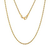 Big Daddy 2.5mm Stainless Steel Gold Rope Chain - Chain