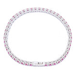 Big Daddy 4MM Silver Ruby Tennis Bracelet - Bracelet