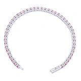 Big Daddy 4MM Silver Ruby Tennis Bracelet - Bracelet