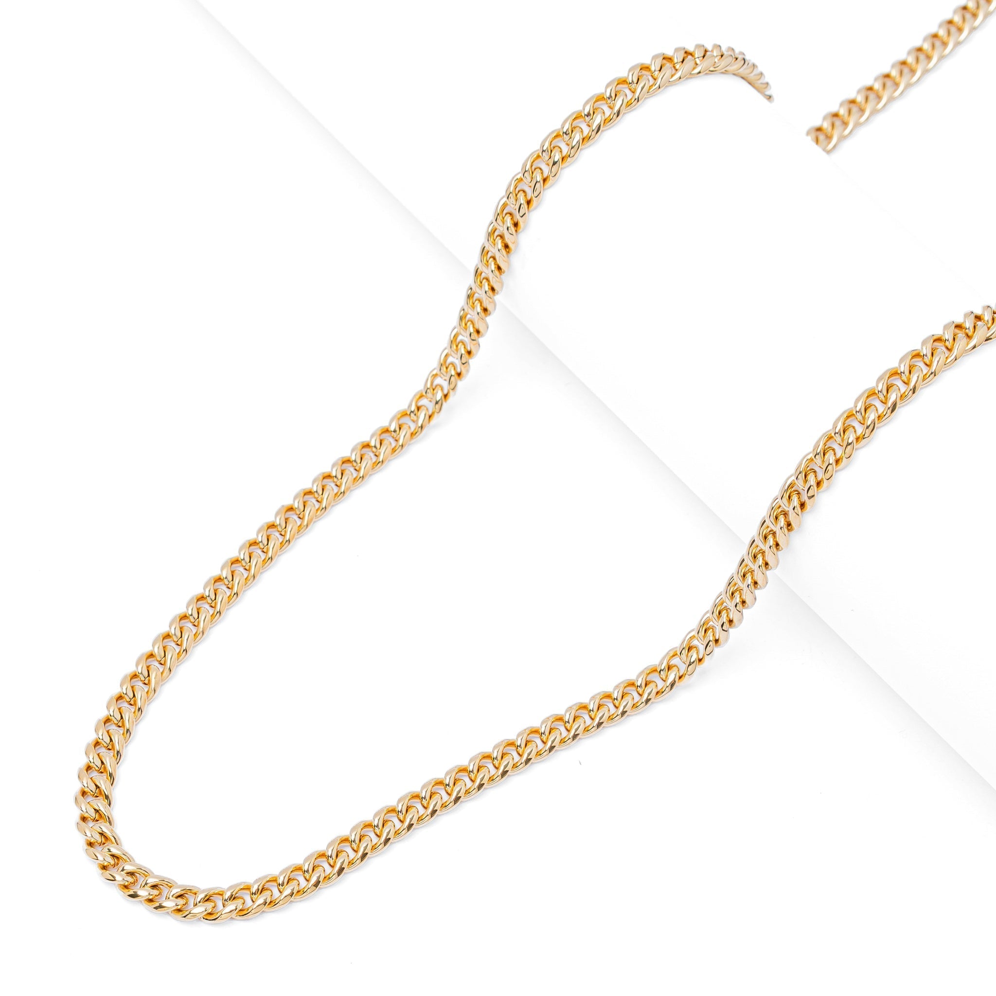 Big Daddy 5MM Cuban Curb chain link detail showing texture