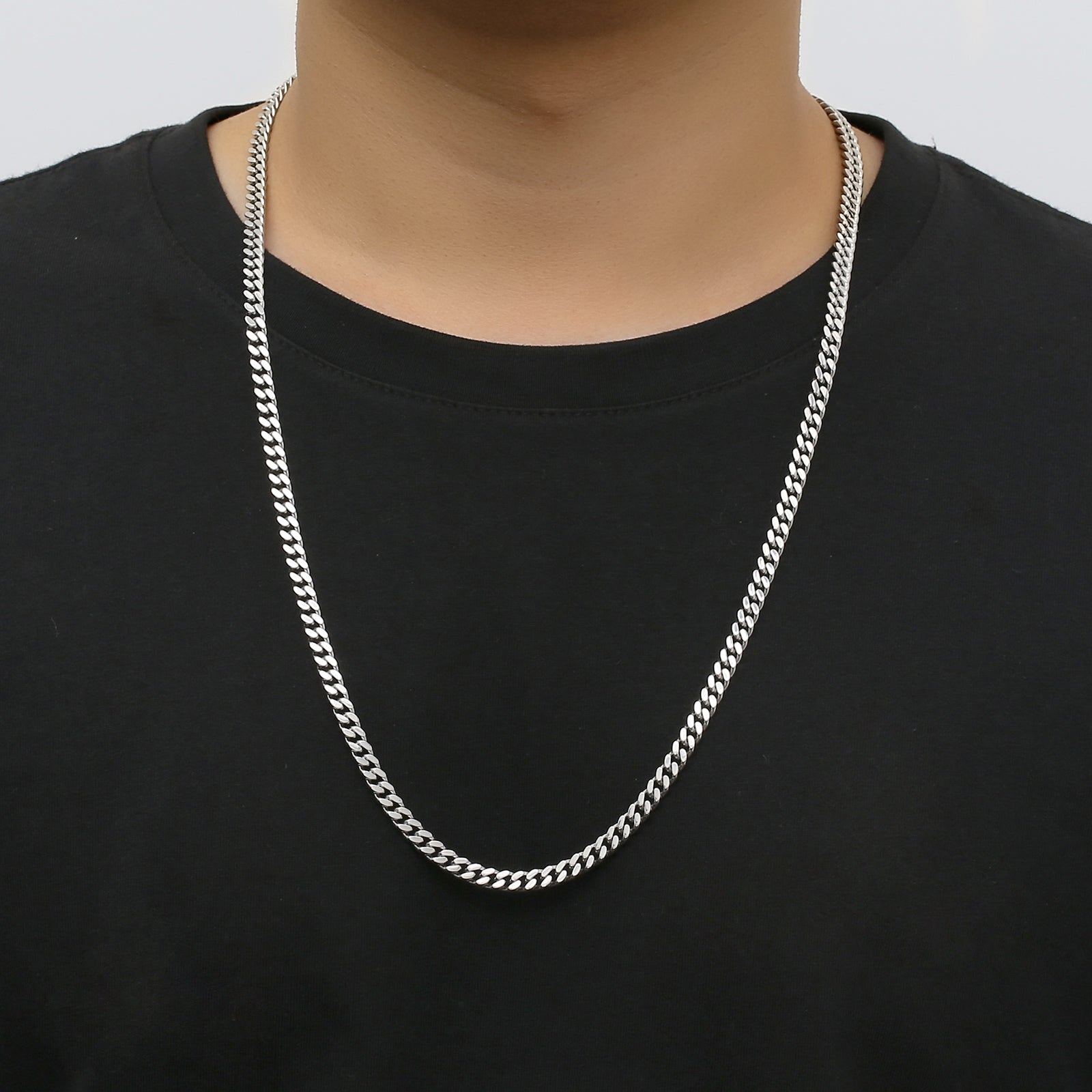Big Daddy 5mm Cuban Silver Chain - Chain
