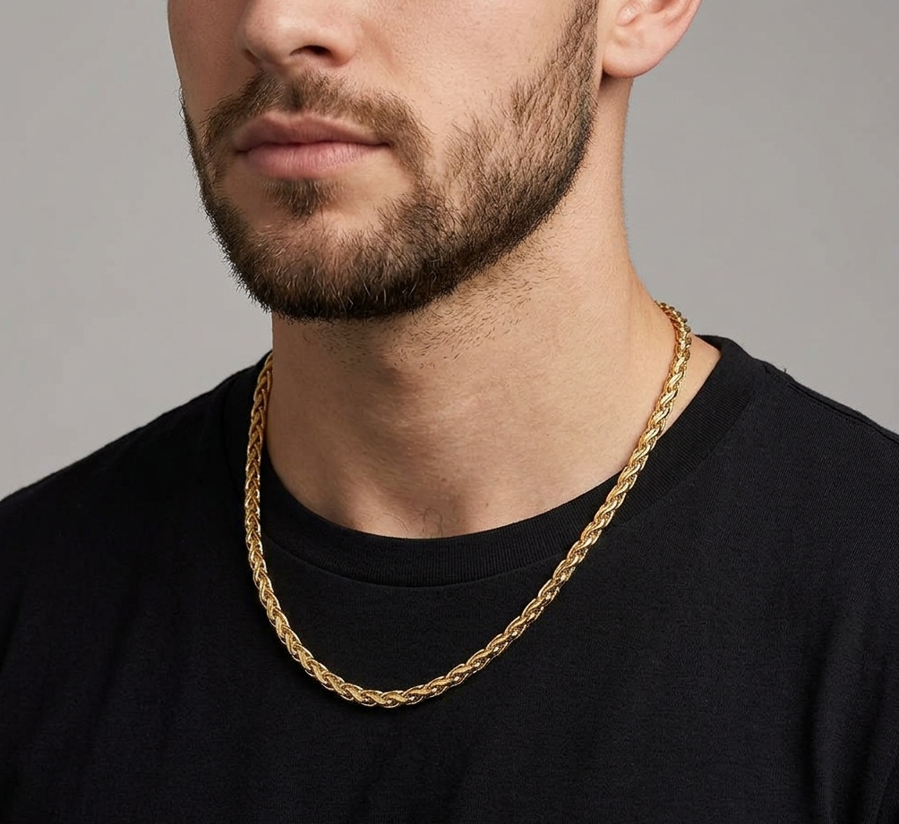 Big Daddy 5MM Gold Spiga Rope Chain