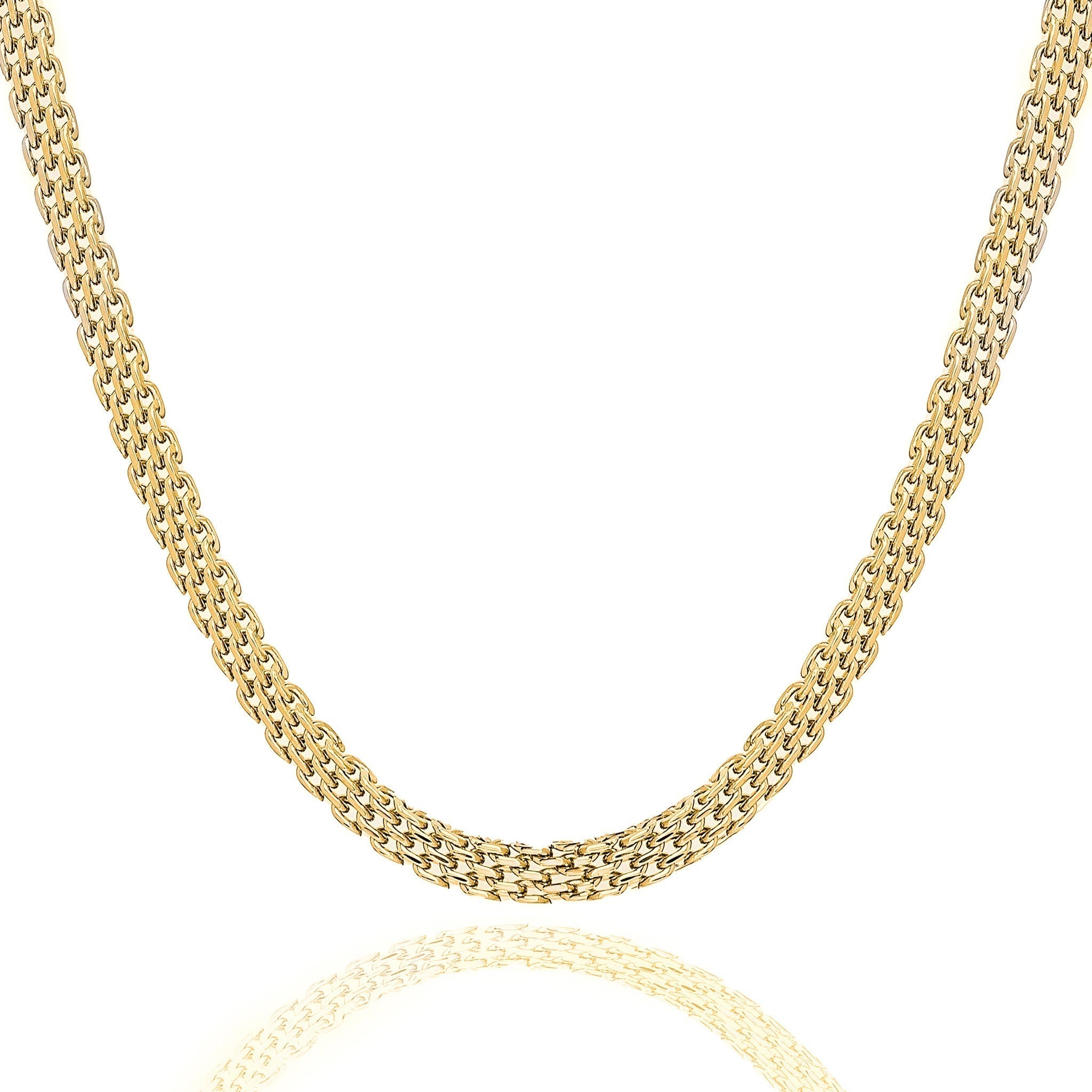 Big Daddy 6MM Gold Flat Herringbone Chain
