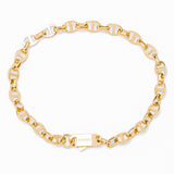 Big Daddy 8MM Gold Mariner Link Bracelet - Bracelet