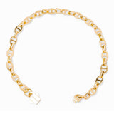 Big Daddy 8MM Gold Mariner Link Bracelet - Bracelet