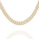 Big Daddy 8MM Iced Out Gold Cuban Link Chain - Chain