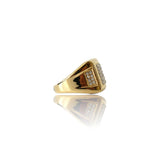 Big Daddy Bling Square Gold Ring - Ring