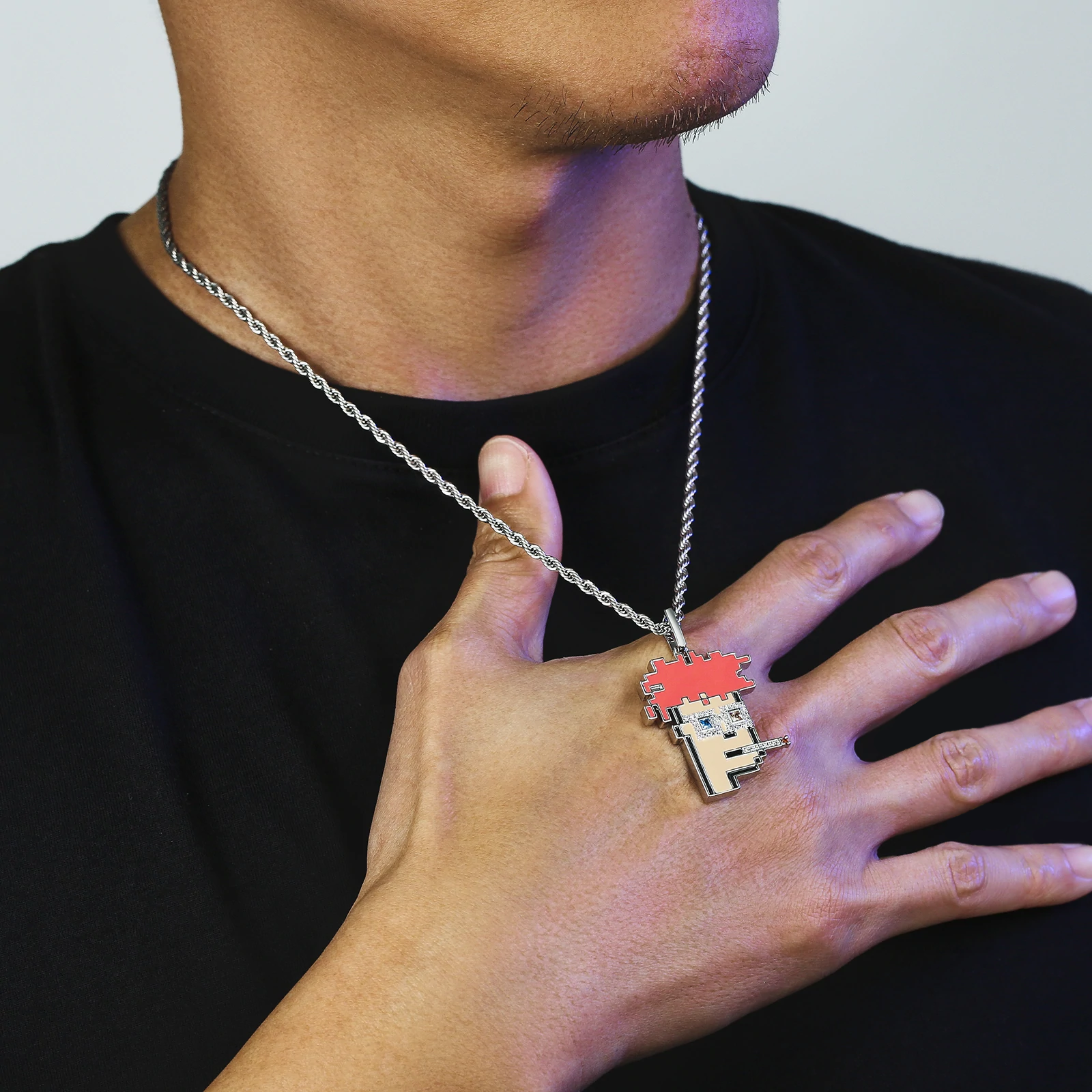 Big Daddy Cryptopunk NFT Pendant #5 - Limited edition - Pendant