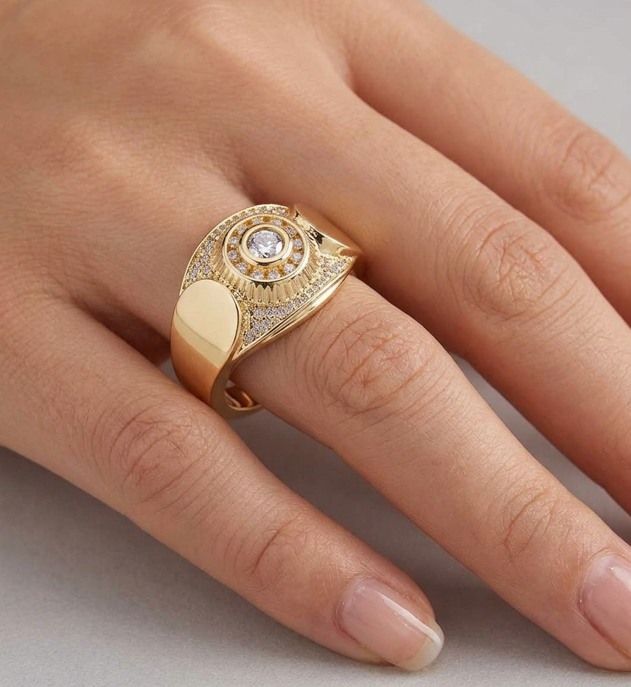 Big Daddy diamond nugget ring product image