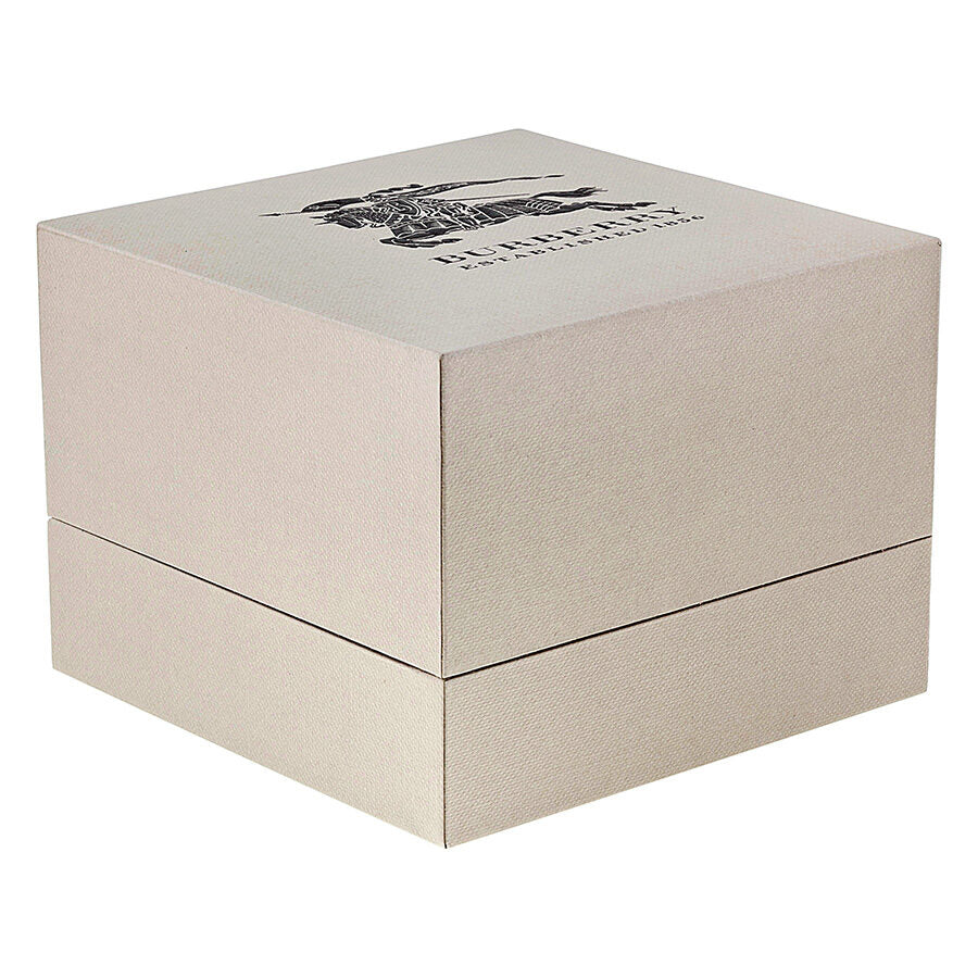 Burberry watch presentation box with brand logo