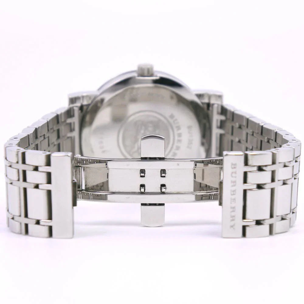 Burberry Heritage Collection Rose Gold Dial Silver Steel Strap Watch for Men - BU1352