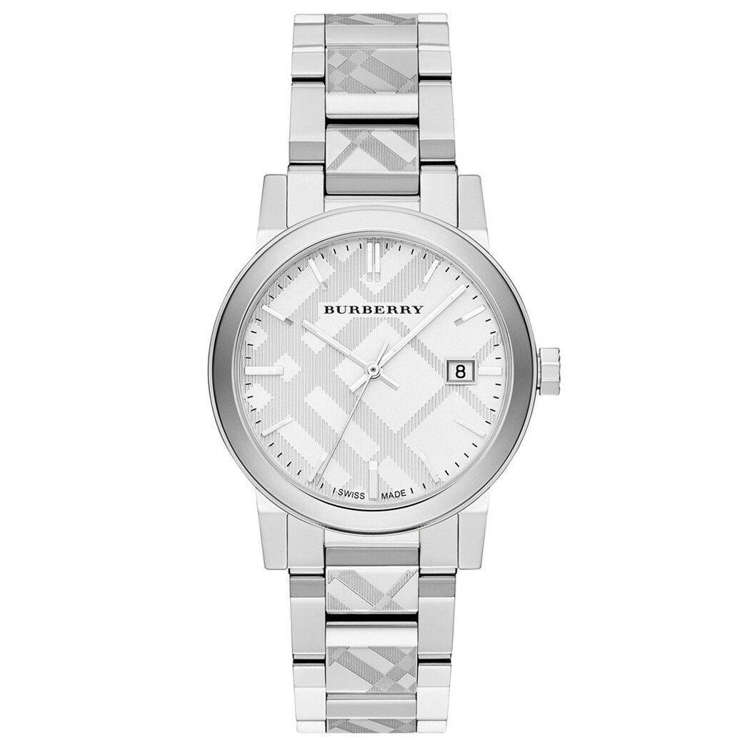 Burberry The City Silver Swiss Stainless Steel Men's Watch BU9037