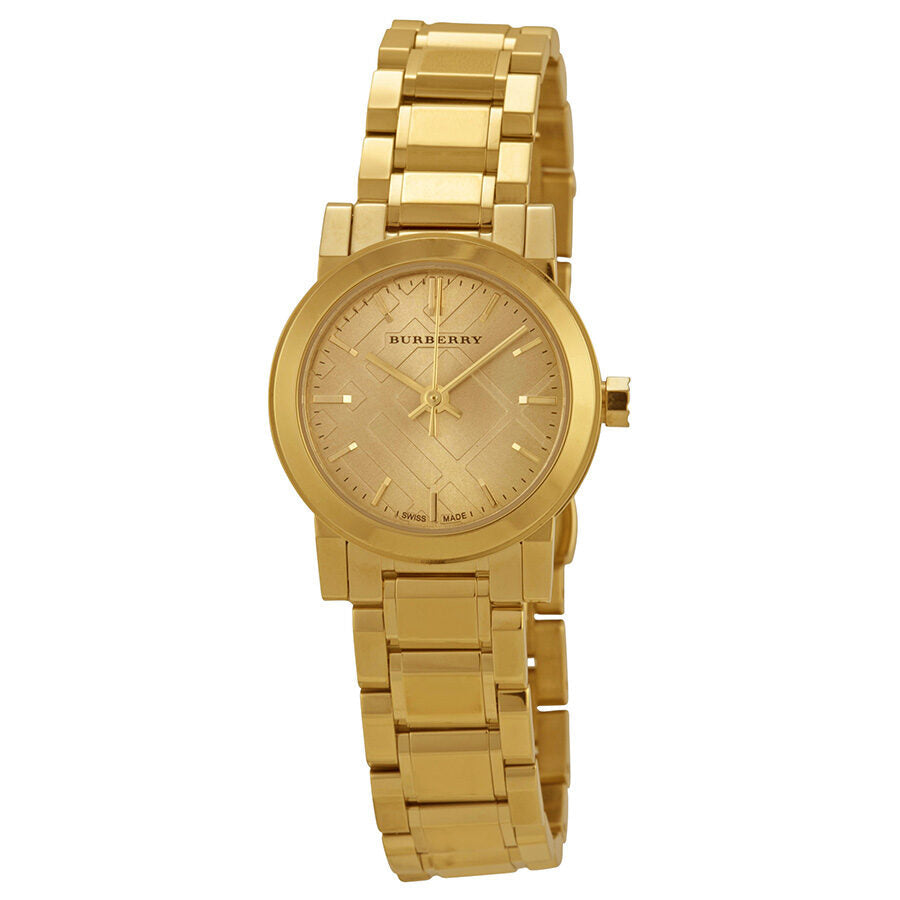 Burberry The City BU9227 ladies watch with champagne dial and gold-tone bracelet