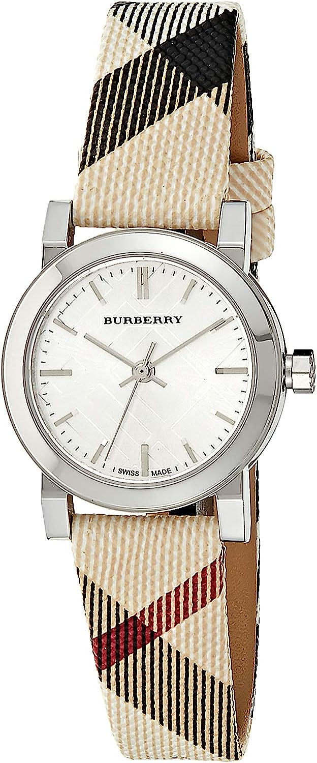 Burberry The City Nova Check Leather Women's Watch BU9212