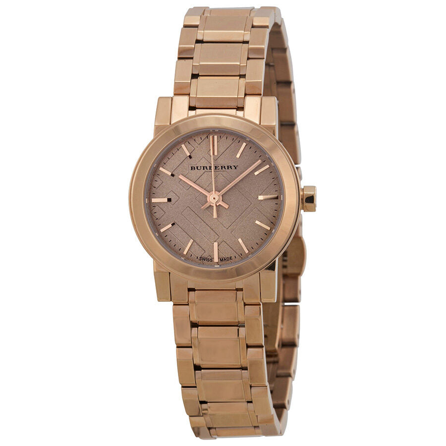 Burberry The City Petite Nude Dial Rose Gold-tone Ladies Watch BU9228