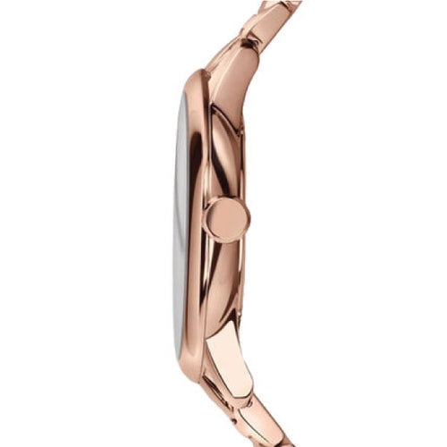 Burberry The Classic Small Seconds Rose Dial Rose Gold Stainless Steel Men's Watch BU10013