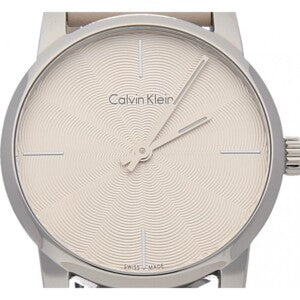 Calvin Klein City Quartz Beige Dial Ladies Watch K2G231XH