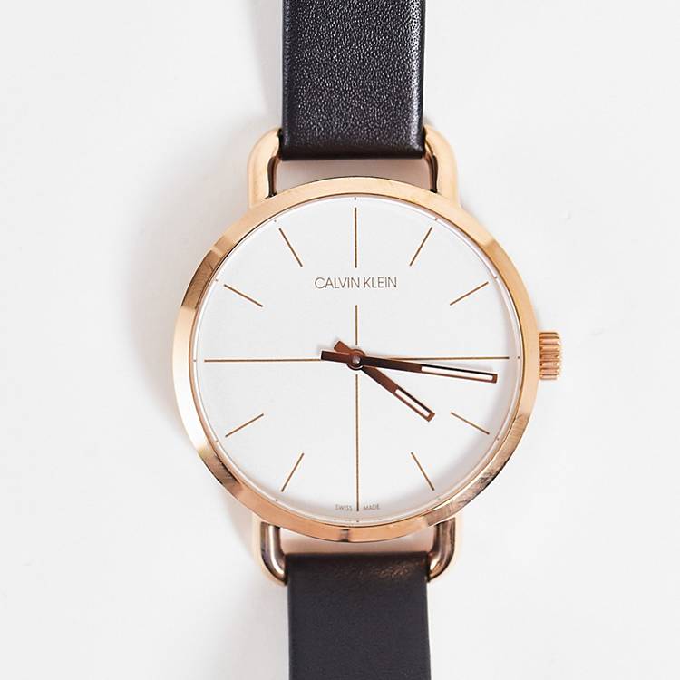 Calvin Klein Even Quartz Silver Dial Ladies Watch K7B236C6