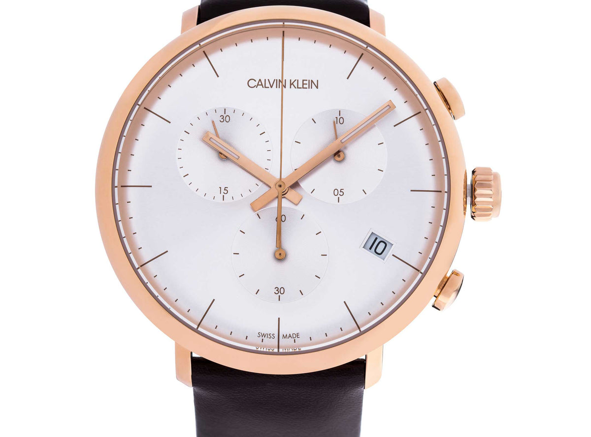 Calvin Klein High Noon Chronograph Silver Dial Men's Watch K8M276G6