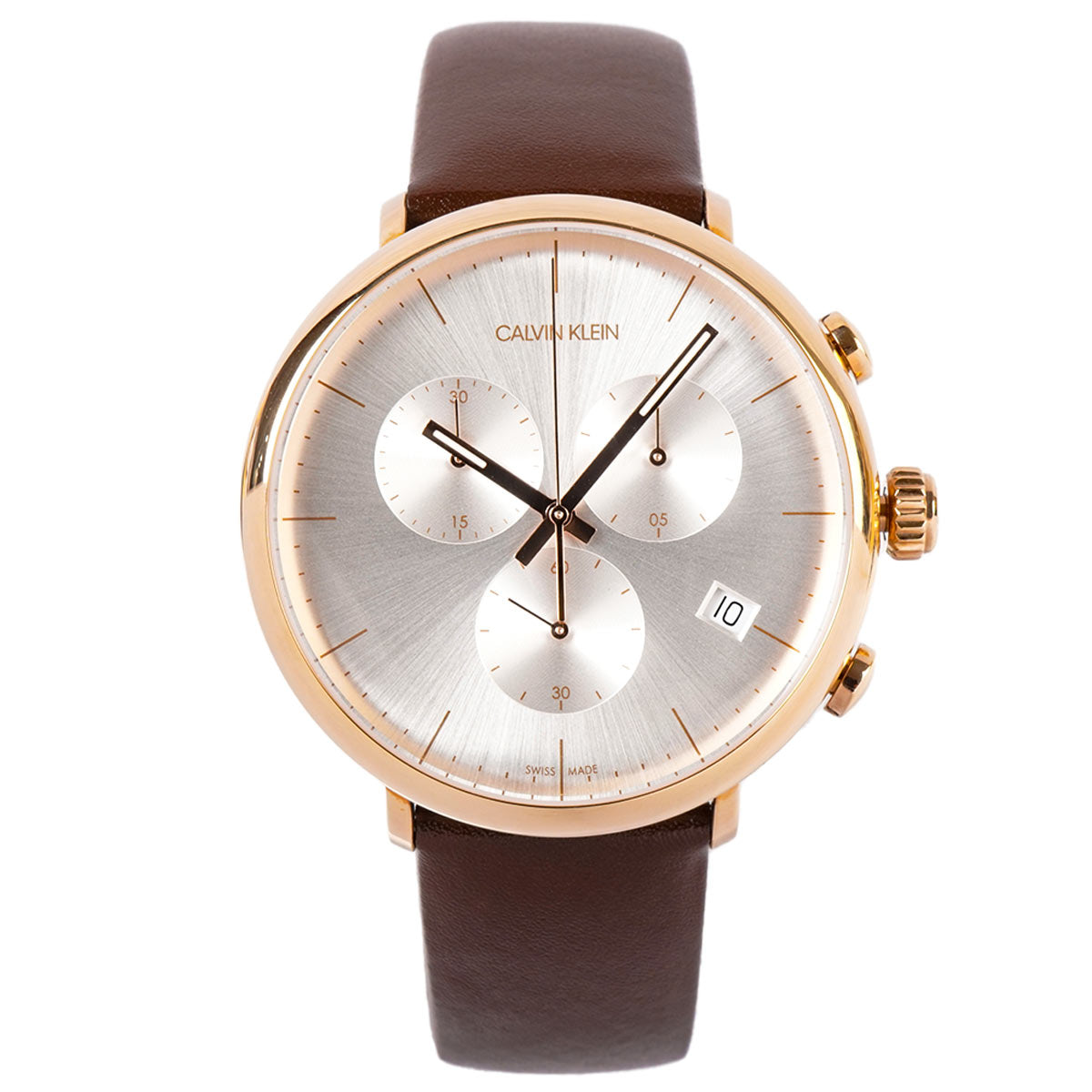 Calvin Klein High Noon Chronograph Silver Dial Men's Watch K8M276G6