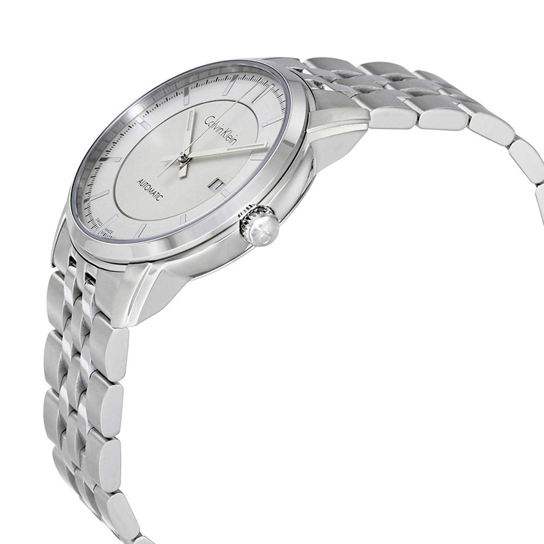 CALVIN KLEIN Infinite Silver Automatic Men's Watch K5S34146