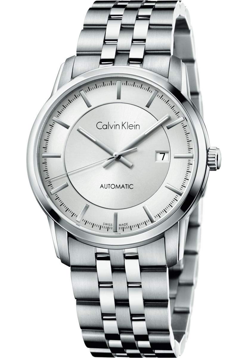 CALVIN KLEIN Infinite Silver Automatic Men's Watch K5S34146