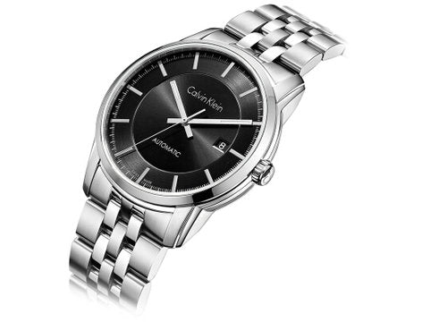 Calvin Klein Infinity Black Dial Automatic Men's Watch K5S34141