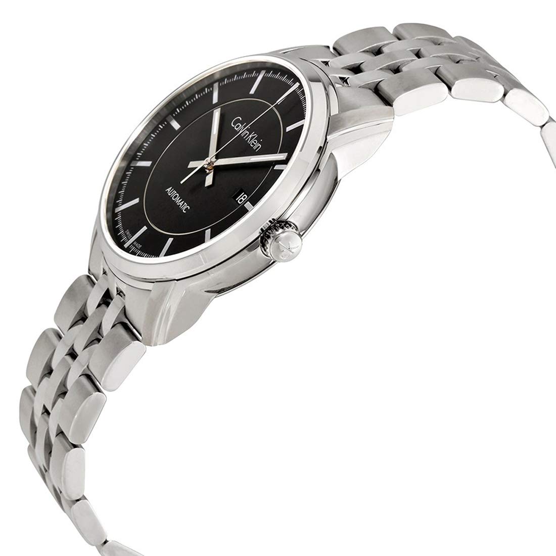 Calvin Klein Infinity Black Dial Automatic Men's Watch K5S34141