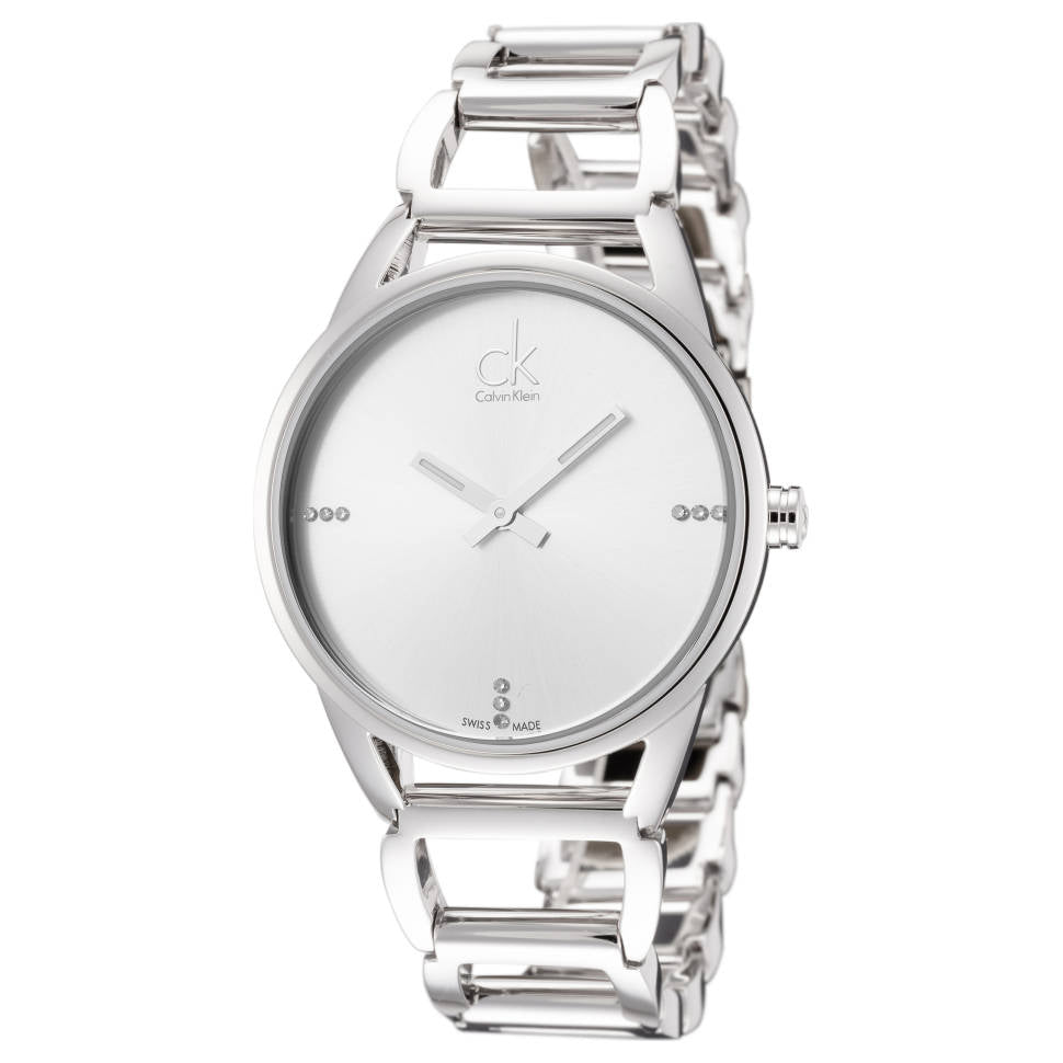 Calvin Klein Quartz Silver Dial Ladies Watch K3G2312W