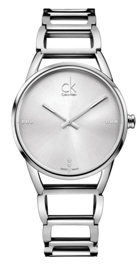 Calvin Klein Quartz Silver Dial Ladies Watch K3G2312W