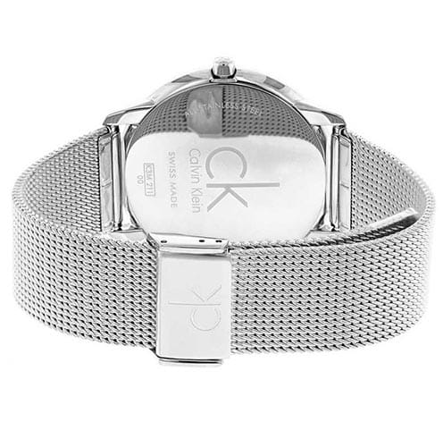 Calvin Klein Unisex Mesh Strap Minimal Watch K3M21123