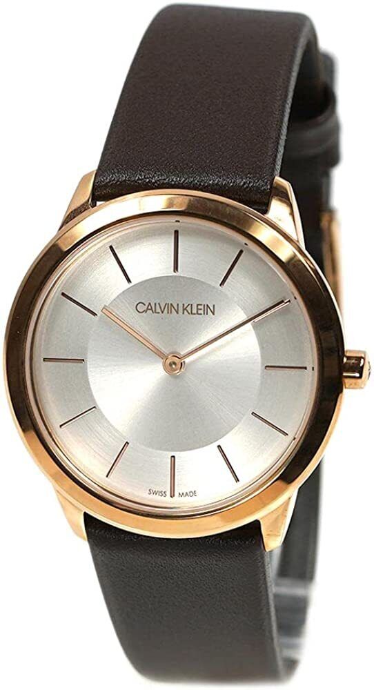 Calvin Klein Minimal Quartz Silver Dial Ladies Watch K3M226G6