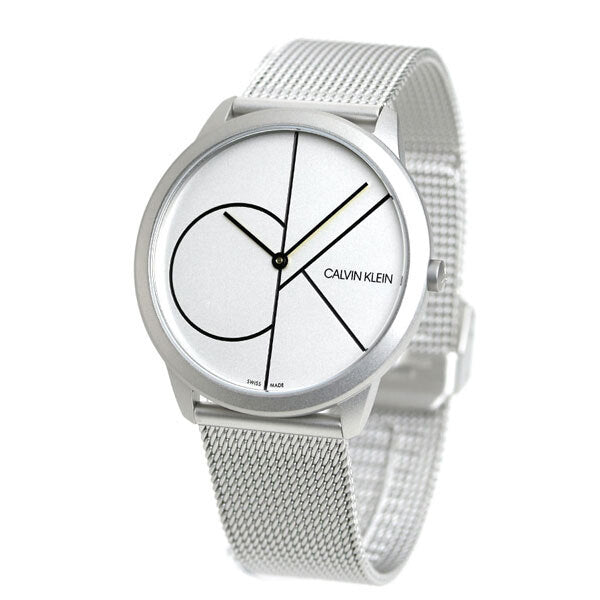 Calvin Klein Minimal Quartz White Dial Men's Watch K3M5115X