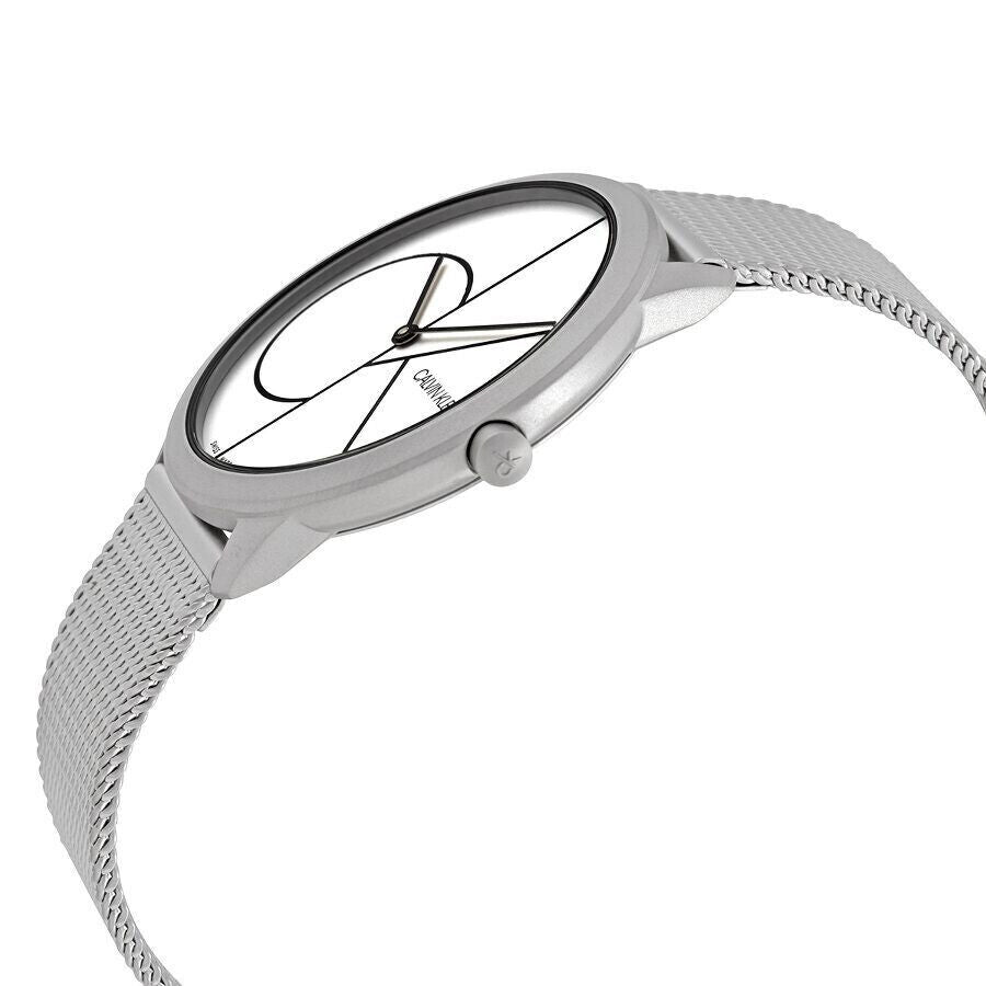Calvin Klein Minimal Quartz White Dial Men's Watch K3M5115X