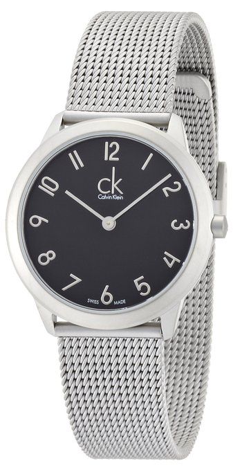 Calvin Klein Minimal Black Dial 35mm Men's Wrist Watch - K3M52151