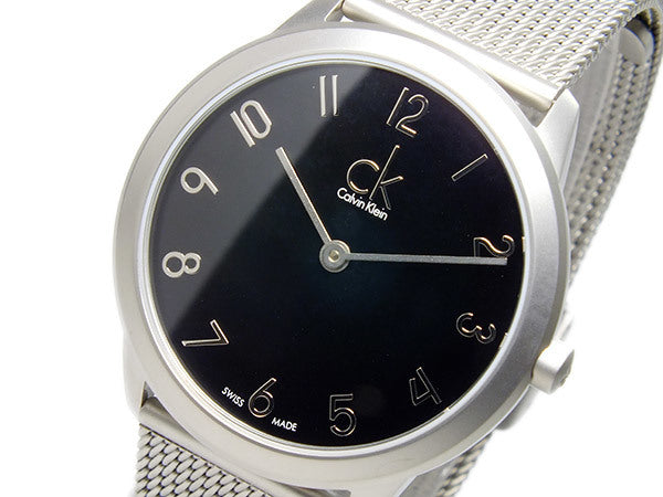 Calvin Klein Minimal Black Dial 35mm Men's Wrist Watch - K3M52151