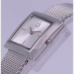 Calvin Klein Damenuhr White Dial Silver Women's Watch K3R23126