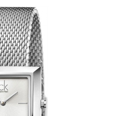 Calvin Klein Damenuhr White Dial Silver Women's Watch K3R23126