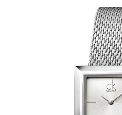Calvin Klein Damenuhr White Dial Silver Women's Watch K3R23126