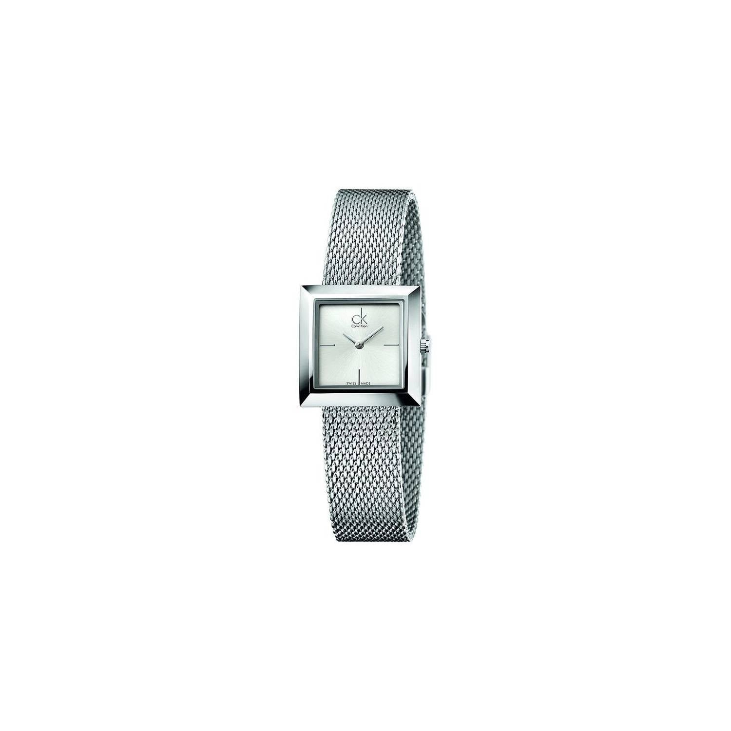 Calvin Klein Damenuhr White Dial Silver Women's Watch K3R23126