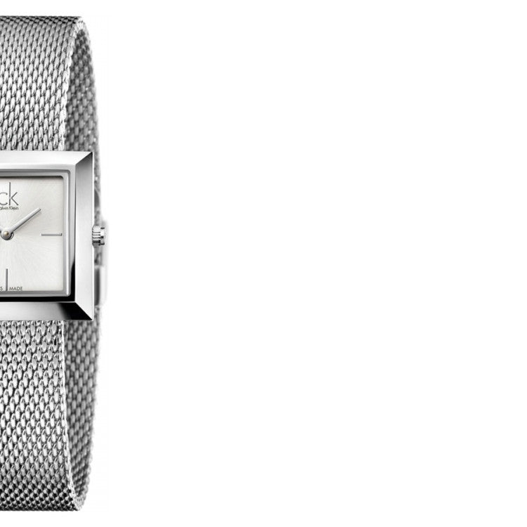 Calvin Klein Damenuhr White Dial Silver Women's Watch K3R23126