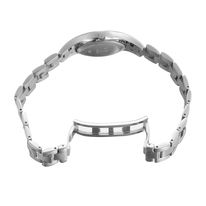 Calvin Klein Simplicity women's watch silver stainless steel bracelet with clasp detail