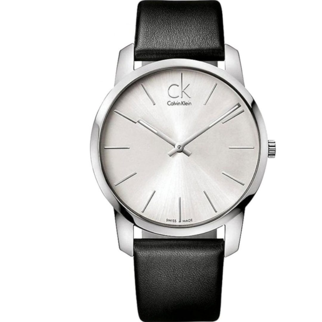 Calvin Klein Post Minimal Silver Dial Men's Watch - K7622185
