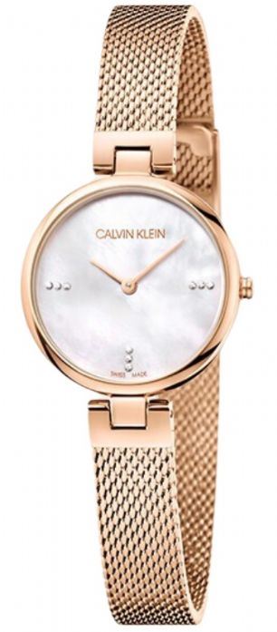 Calvin Klein rose gold women's watch K8G2362G with mesh strap