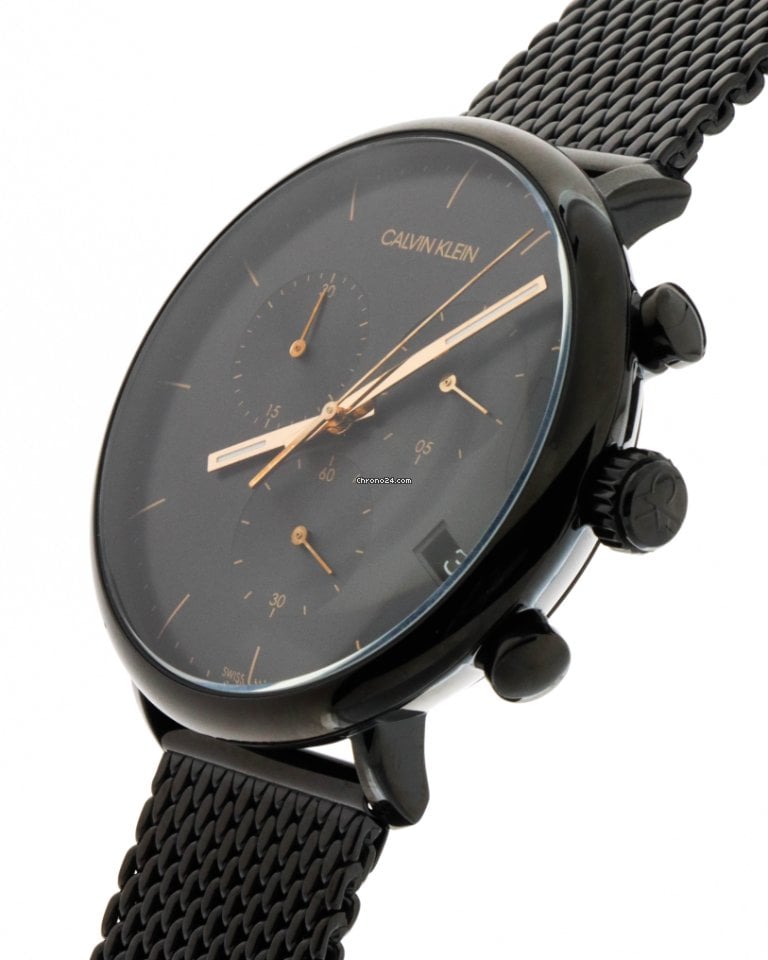 Calvin Klein Chronograph Quartz Black Dial Men's Watch K8M27421