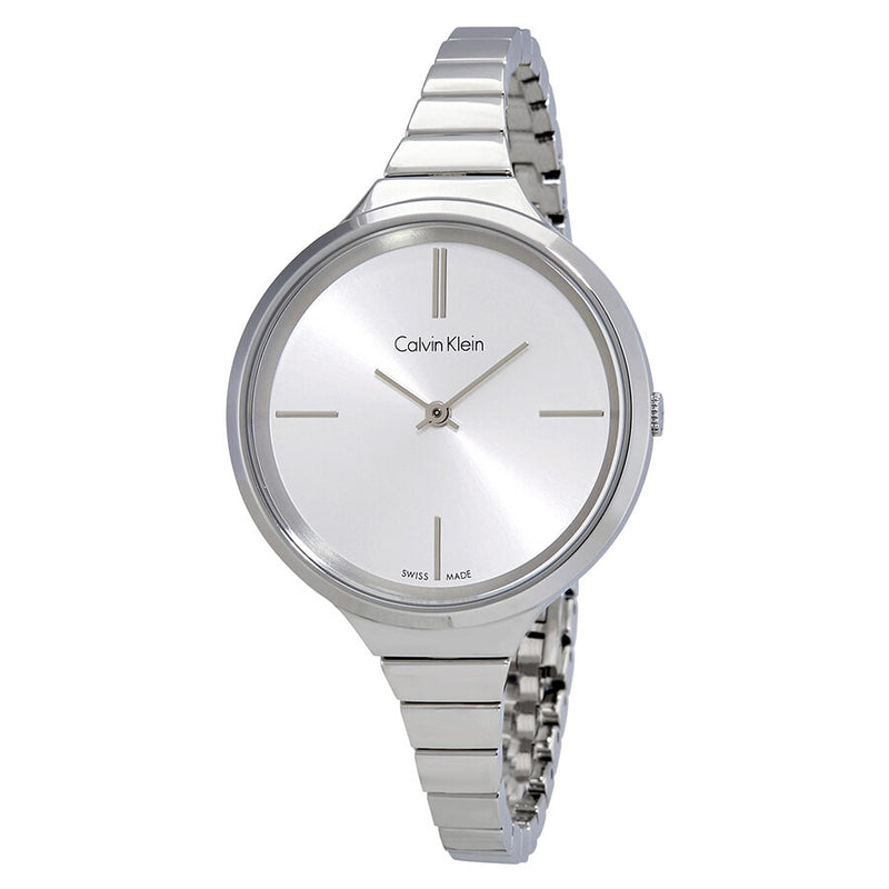 Calvin Klein Lively Silver Dial Stainless Steel Ladies Watch K4U23126