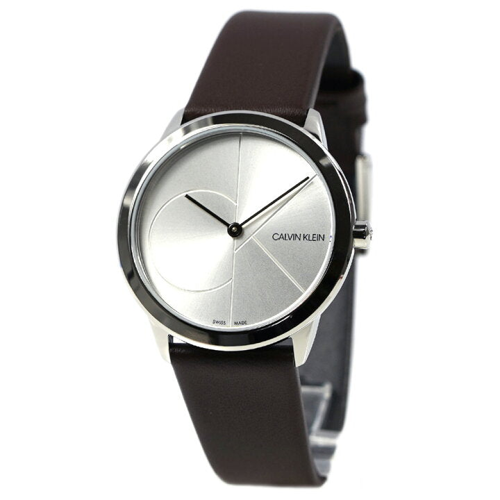 CALVIN KLEIN Minimal Leather Men's Watch K3M221G6
